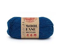 Lion Brand Yarn Wool-Ease - Ovillo de lana reciclada para ganchillo, color azul real, 1 unidad