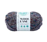 Lion Brand Yarn, Wool-Ease Thick & Quick Yarn, Hilo suave y voluminoso para tejer, ganchillo y manualidades, 1 madeja, Abulón