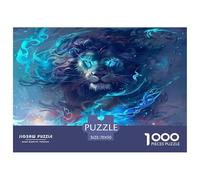 Lion Challenging 1000 Piece Puzzle for Adults - Difficult Brain Teaser Game 70x50cm/1000pcs