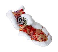 Lion Dance Dog Costume - Winter Puppy Clothes, Spring Festival Cat Outfits | Lion Dance Dog Costume For Celebrations Themed Parties Family Gatherings Pet Parents Animal Lovers Photographers Home