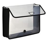 Lion EPAND-N-FILE - Cartera expansible, transparente, 10 1/5" x 13 1/10" x 13 1/10" (48160CR)