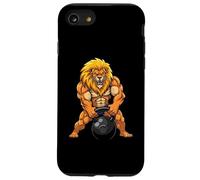 Lion Gym King - Pesa Rusa para Entrenamiento, diseño de Fitness Carcasa para iPhone SE (2020) / 7/8