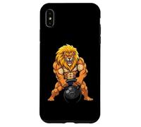 Lion Gym King - Pesa Rusa para Entrenamiento, diseño de Fitness Carcasa para iPhone XS MAX