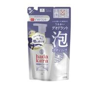 LION - Hadakara Medicated Deodorant Foam Body Soap Herbal Soap 440ml Refill