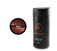 LION HAIR. Fibras Capilares 28gr. Multiplica tu pelo en 30 segundos. Densificador de cabello. Microfibras de algodón para hombre y mujer. (Red (rojo fantasía))