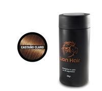 LION HAIR. Fibras Capilares 28gr. Multiplica tu pelo en 30 segundos. Densificador de cabello. Microfibras de algodón para hombre y mujer. (Light Brown (castaño claro))