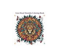 Lion Head Mandala Coloring Book