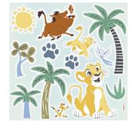 Lion King Joy in the Wild - Adhesivo decorativo para pared (33 x 33 cm), diseño de Disney