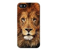 Lion King of Beasts Funda Carcasa Case para iPhone 5 5S SE