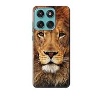 Lion King of Beasts Funda Carcasa Case para Motorola Edge 60 Fusion