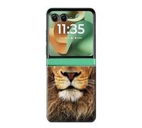 Lion King of Beasts Funda Carcasa Case para Motorola Razr 60, Razr 2025