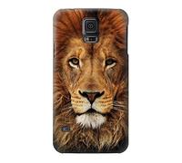 Lion King of Beasts Funda Carcasa Case para Samsung Galaxy S5