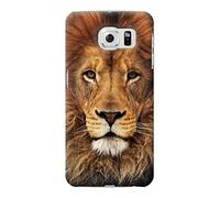 Lion King of Beasts Funda Carcasa Case para Samsung Galaxy S6 Edge