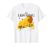 Lion King Standing Over A Rock Camiseta