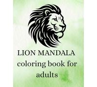Lion Mandala coloring book for adults