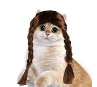 Lion Mane Wig | Peluca De Cosplay De Gato De Perro Divertido | Pelua De León Realista para | Pet Cosplay Peluca para Perros para, Navidad, Fiestas, Festivales Peluca De Mascota Di