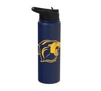 Lion Mascot Head The College of New Jersey TCNJ Lions Stainless Steel Insulated Water Bottle