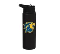 Lion Mascot Head The College of New Jersey TCNJ Lions Stainless Steel Insulated Water Bottle