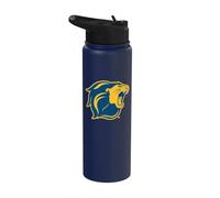 Lion Mascot Head The College of New Jersey TCNJ Lions Stainless Steel Insulated Water Bottle