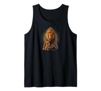 Lion Mirror Reflection Cat Kitty Ego Self Steam Camiseta sin Mangas