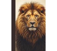 Lion Notebook: Aesthetic Lion Journal for Men & Women - Motivational Wildlife Design for School, Work, Journaling & Goal Setting (6x9 Blank Pages)