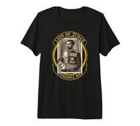 Lion of Juda Young Emperor Haile Selassie Ethiopian Rasta Camiseta Premium