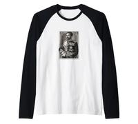 Lion of Juda Young Haile Selassie Ethiopian Emperor Rasta Camiseta Manga Raglan
