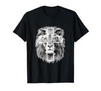 Lion of Judah and Jesus Prayer Christian T-Shirt Camiseta