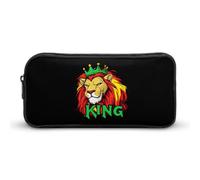 Lion of Judah King Reggae Music - Estuche para lápices, bolsa para cosméticos, organizador para viajes y oficina