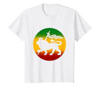 Lion of Judah T Shirt Tee White Rasta Reggae Ropa Hombre Camiseta