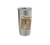 Lion of Judah Vintage Ethiopia art Selassie Rasta Reggae Vaso térmico de acero inoxidable de doble pared