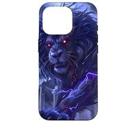 Lion Purple Electric Carcasa para iPhone 16 Pro