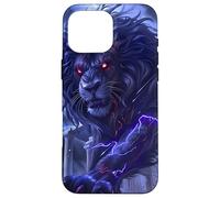 Lion Purple Electric Carcasa para iPhone 16 Pro MAX