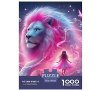 Lion Puzle 1000 Piezas - Desafío Decorativo, Mindfulness En Pareja, Póster 1:1, 70x50cm/1000pcs