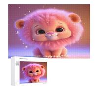 Lion - Puzzle de madera para adultos 1000 P - Challenge Puzzles - Adultos y niños a partir de 12 años (75 × 50 cm)