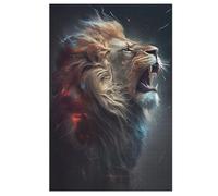 Lion - Puzzle de madera para adultos 1000 P - Challenge Puzzles - Adultos y niños a partir de 12 años (78 × 53 cm)