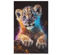 Lion - Puzzle de madera para adultos 1000 P - Challenge Puzzles - Adultos y niños a partir de 12 años (78 × 53 cm)