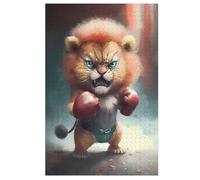 Lion - Puzzle de madera para adultos 1000 P - Challenge Puzzles - Adultos y niños a partir de 12 años (78 × 53 cm)