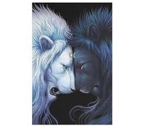 Lion - Puzzle de madera para adultos 1000 P - Challenge Puzzles - Adultos y niños a partir de 12 años (78 × 53 cm)