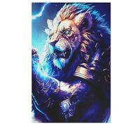 Lion - Puzzle de madera para adultos 1000 P - Challenge Puzzles - Adultos y niños a partir de 12 años (78 × 53 cm)