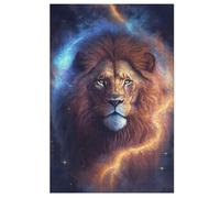 Lion - Puzzle de madera para adultos 1000 P - Challenge Puzzles - Adultos y niños a partir de 12 años (78 × 53 cm)