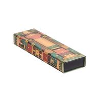 Lion’s Den (Sybil Pye Bindings) Pencil Case: Pencil Case with wrap closure, decorative printed cover paper