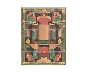 Lion’s Den (Sybil Pye Bindings) Ultra Lined Hardcover Journal: Hardcover, 120 gsm, ribbon marker, memento pouch, elastic closure