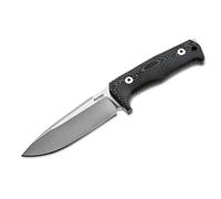 Lion Steel 02LS023 T5 Satin - Cuchillo de viaje (12,8 cm), color negro