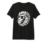 Lion Sunglasses Lion tee para Hombres Y Mujeres León Camiseta Premium