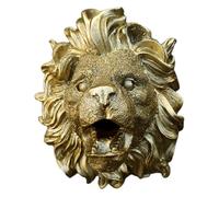 Lion Wall Water Suput - Característica De La Fuente Al Aire Libre, Escultura De Cascada De Pared | Decoración Del Adorno De Agua Interior, Acento De La Fuente De Pared Natural Para El Estanque Del Pat