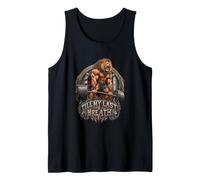 Lion Warrior Culturismo Halterofilia hasta Mi Último Aliento Camiseta sin Mangas