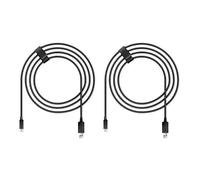 LIONCAST Cable de carga para Xbox / PS5, 4 m, 2 cables de carga rápidos para Xbox Series S (XSS), Xbox Series X (XSX) y Sony PlayStation 5, cable de controlador PS 5 para controlador Dualsense