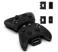 Lioncast Estación de carga para controlador Xbox con batería recargable (1200 mAh) para One/Series X/S, estación de acoplamiento con indicador LED