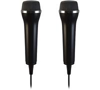 LIONCAST® Set de 2 Micrófonos USB para PS5 / PS4, PC, Xbox, Wii, Nintendo Switch - Micrófono USB para Singstar, Lets Sing y Karaoke - Micrófono USB Universal para Switch